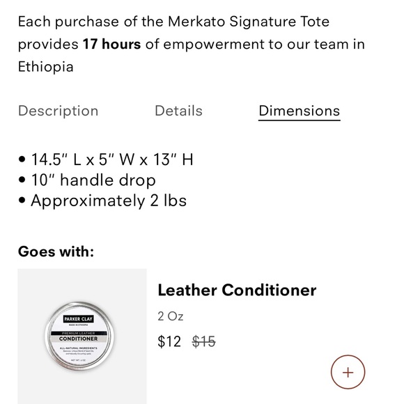 Parker Clay Merkato Tote - Picture 8 of 8